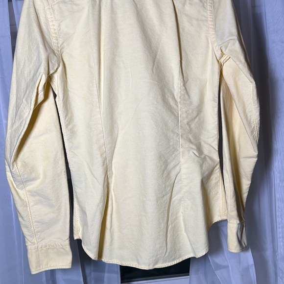 Used Ralph Lauren women’s yellow L/S slim fit shirt size 6. 100% cotton - Picture 8 of 11